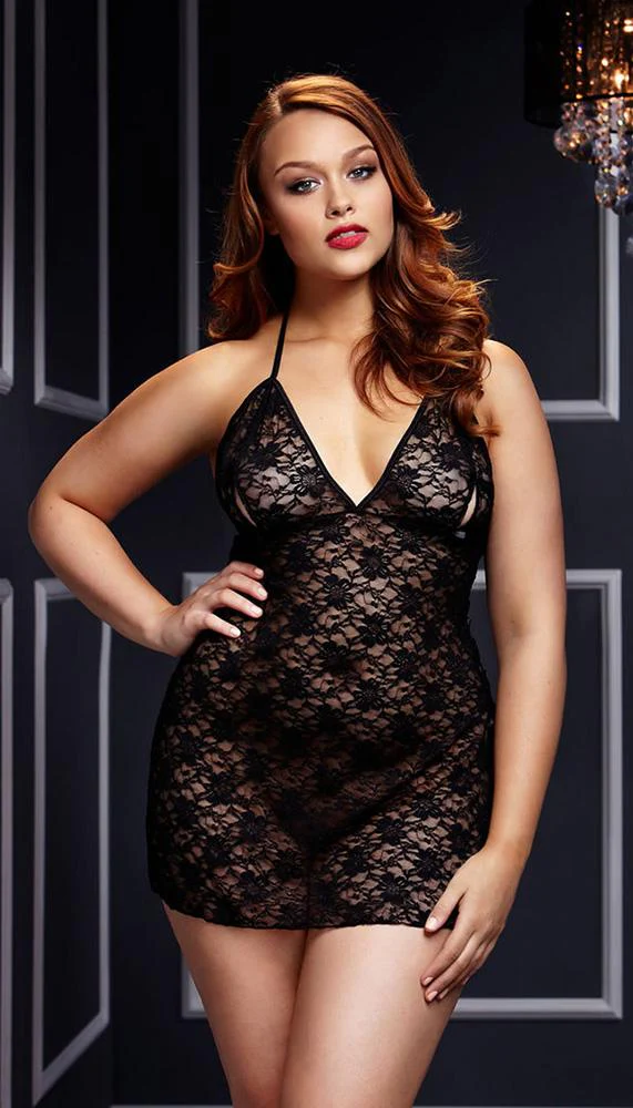 Flirty Cut Out Lace-Up Babydoll - Image 3