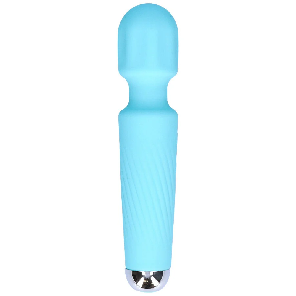FREE High-Power Silicone Wand Vibrator in Blue (Intense Vibrations!) - Image 6