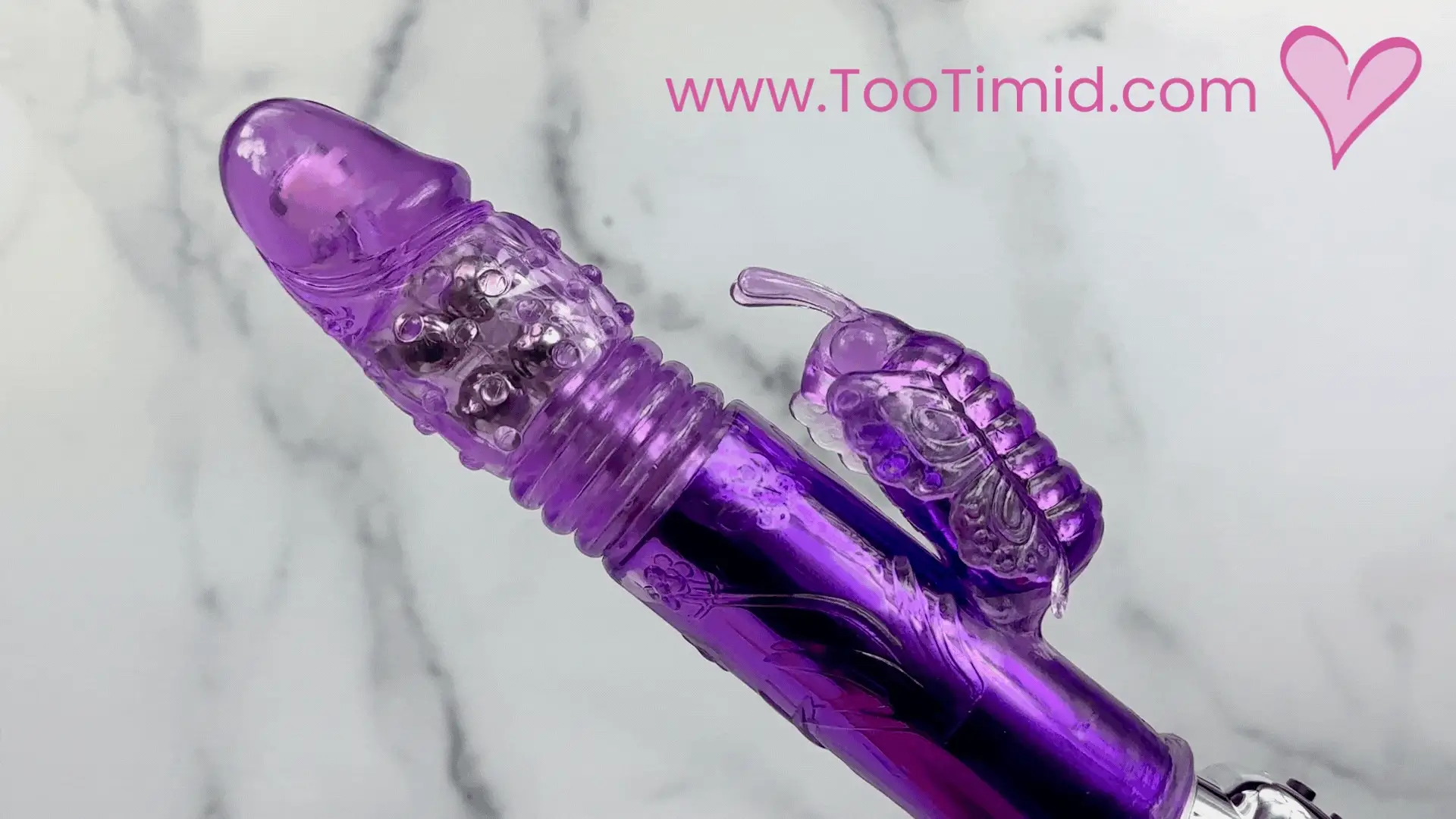 Aura Butterfly Thrusting & Rotating Dual-Action Vibrator - Image 4
