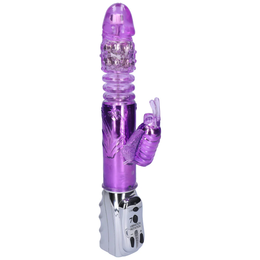 Aura Butterfly Thrusting & Rotating Dual-Action Vibrator - Image 7