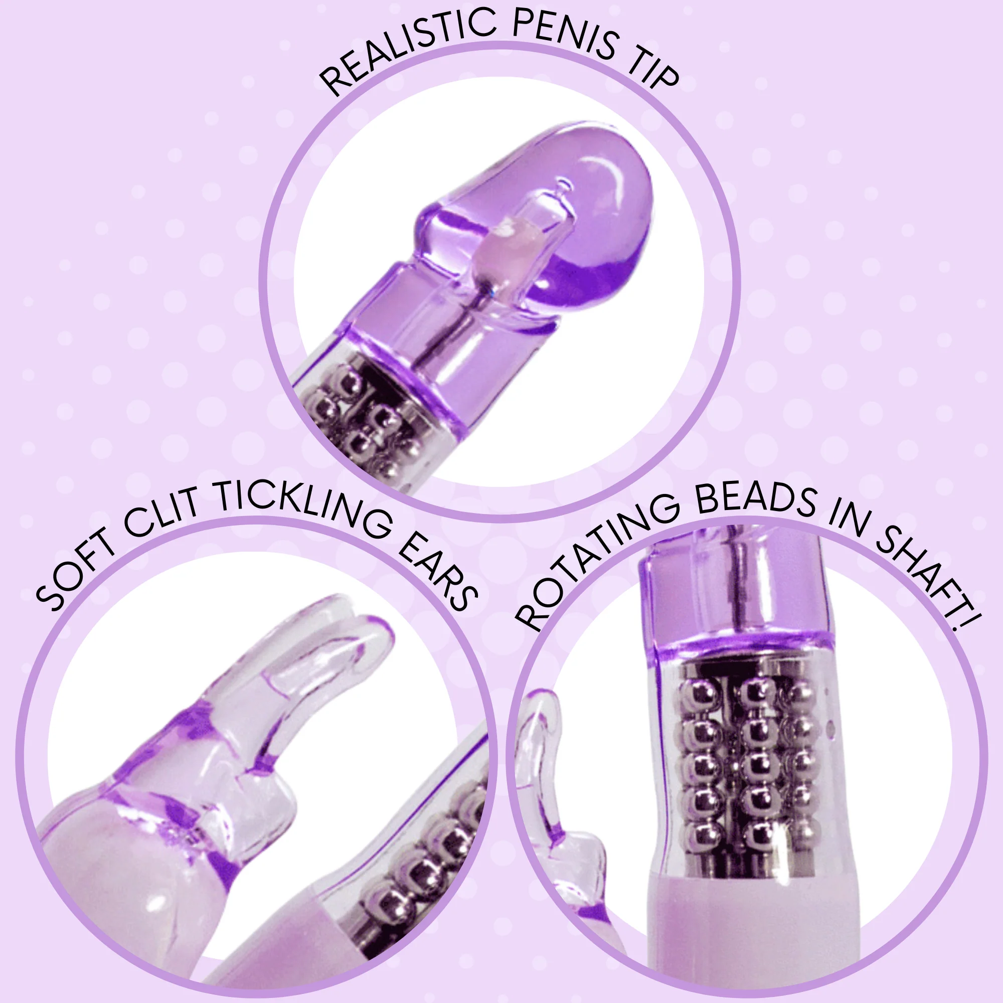 Beginners Rotating G-Spot Massaging Rabbit Vibrator - Image 5