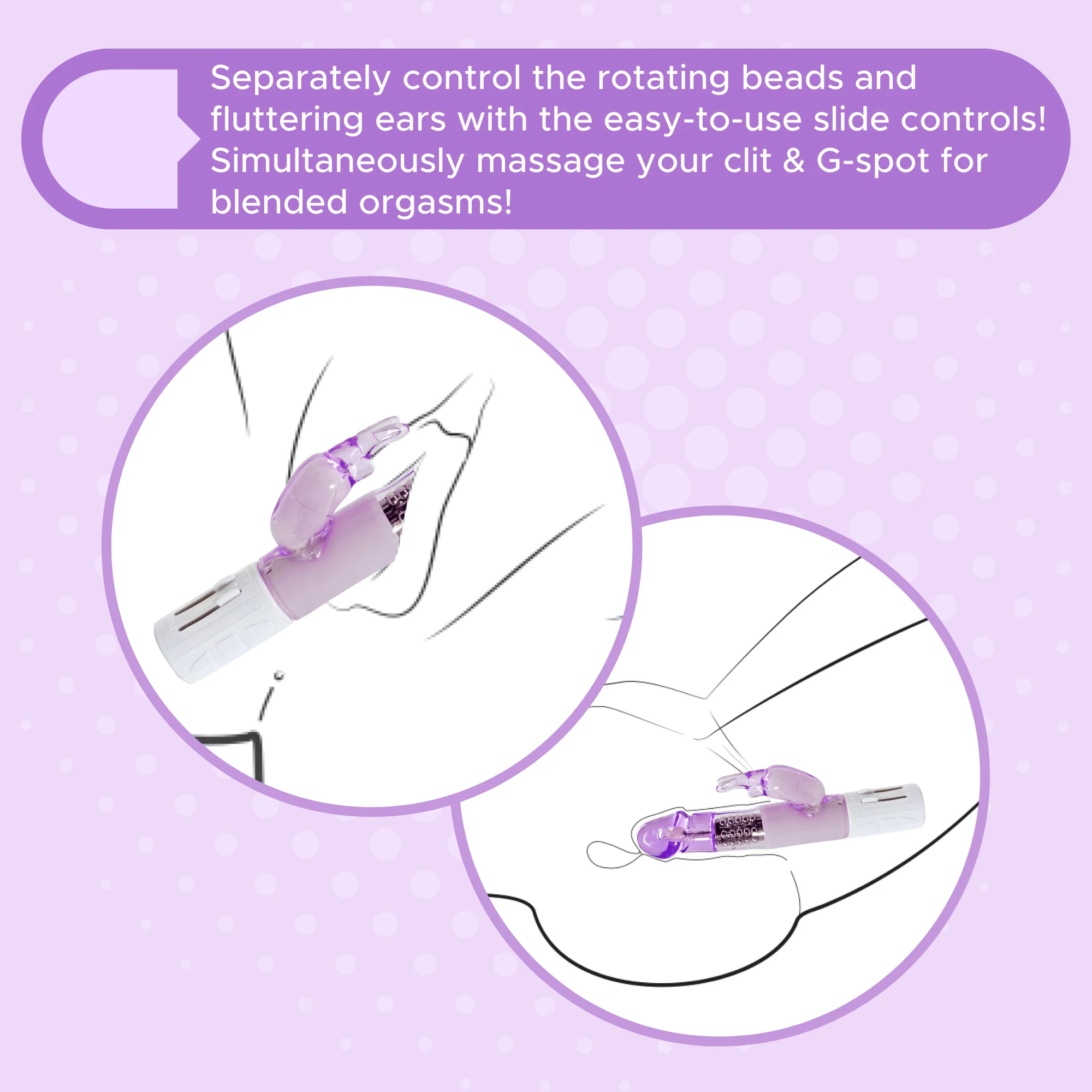 Beginners Rotating G-Spot Massaging Rabbit Vibrator - Image 7