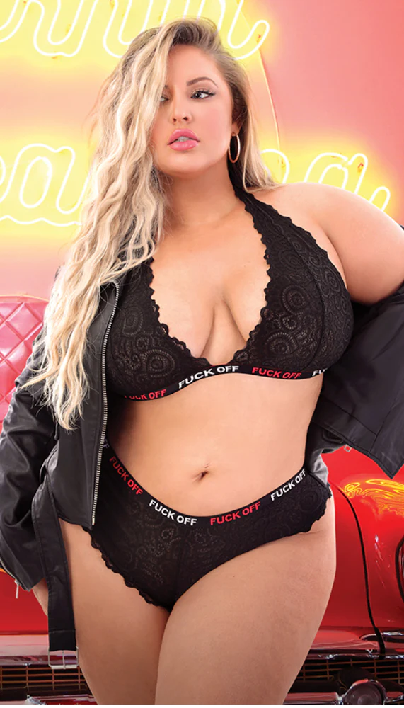 Tease Lace Bralette & Cheeky Panty - Image 3