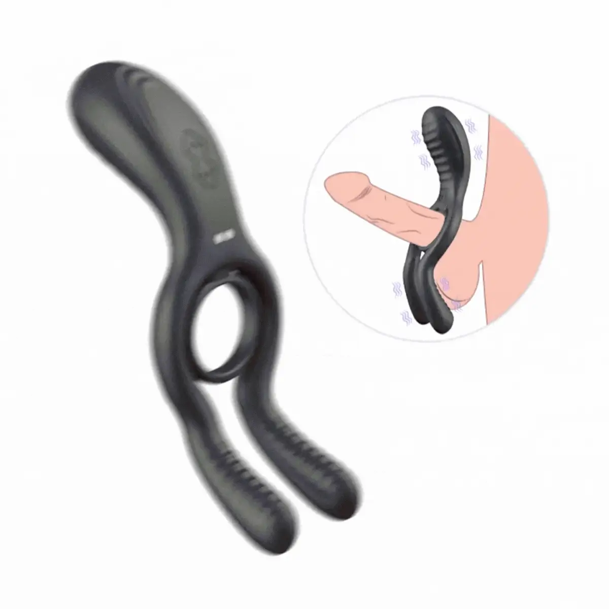 The Dual-Action Clit & Ball Vibrating Cock Ring - Image 5