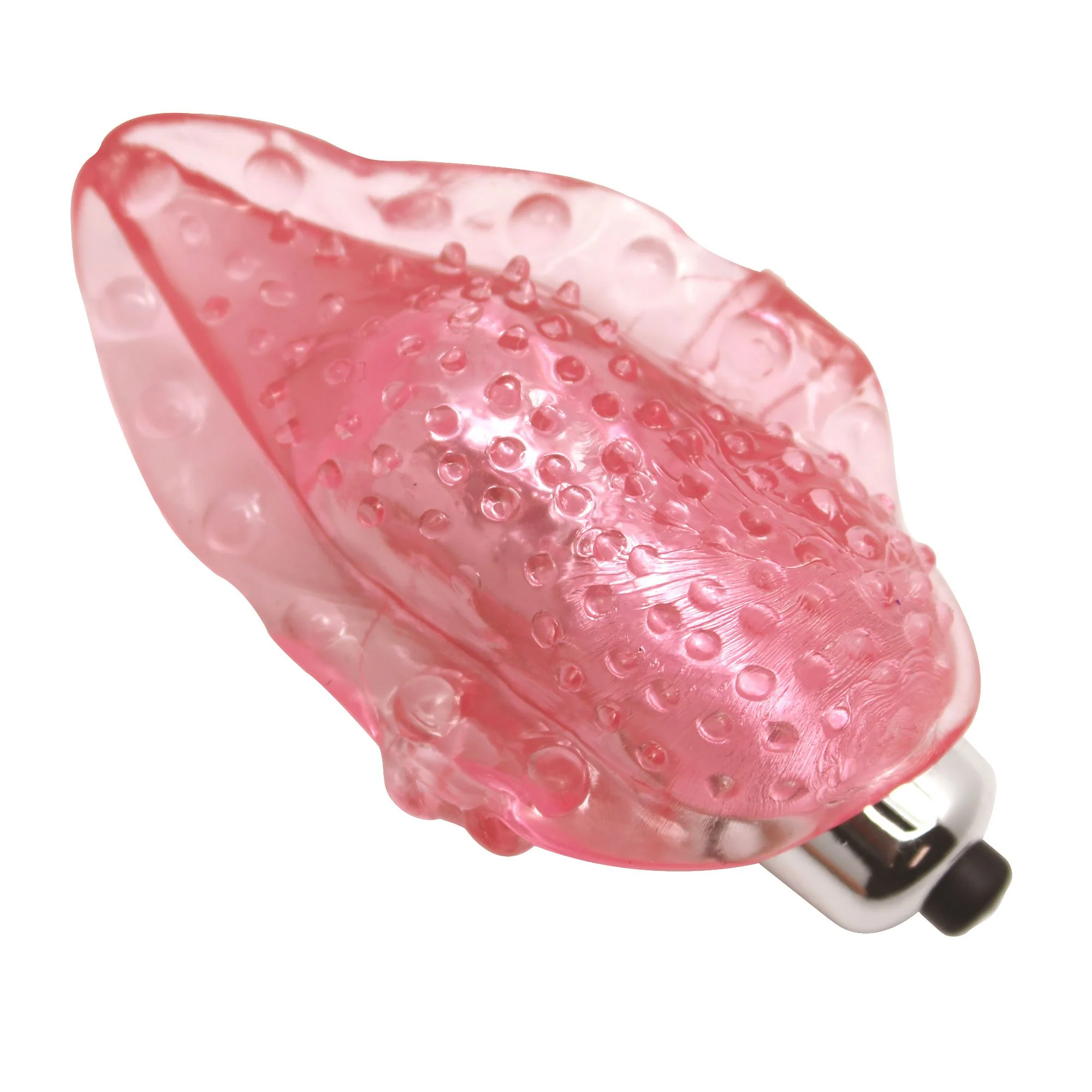 Vibrating Tongue Finger Sleeve with Clit Bullet - Image 5