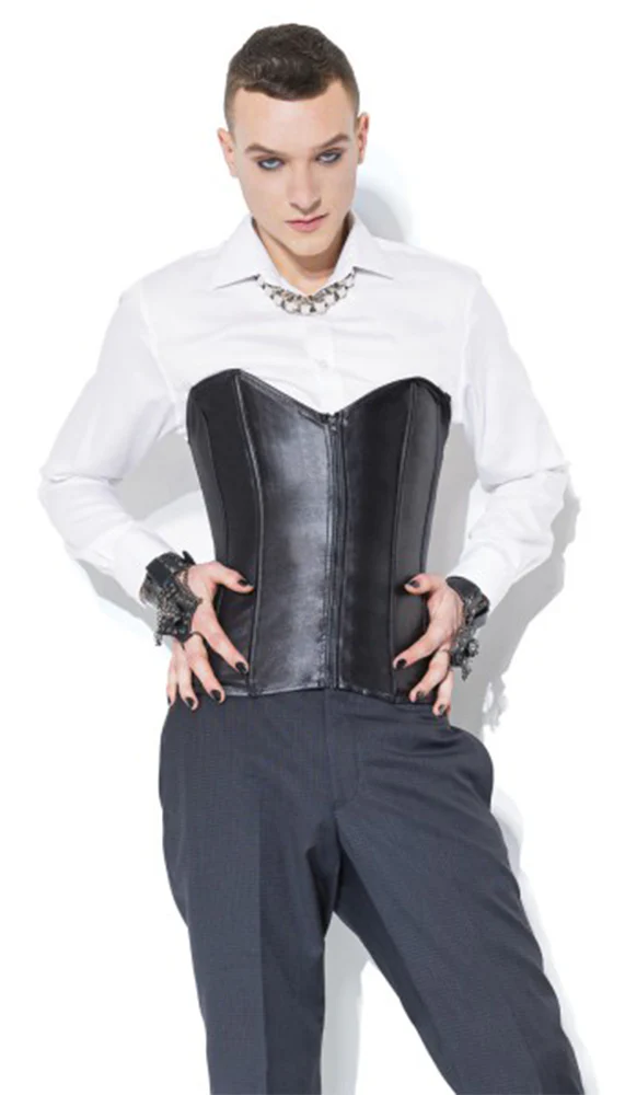 Metal Boned Matte Corset - Image 4