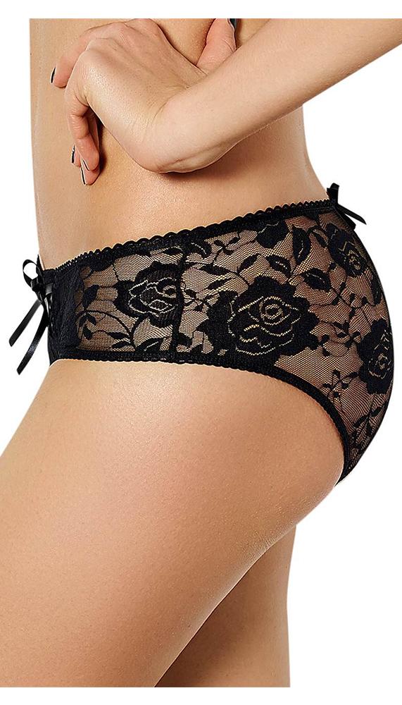 Crotchless Lace Panty - Three Sizes Available - Image 3