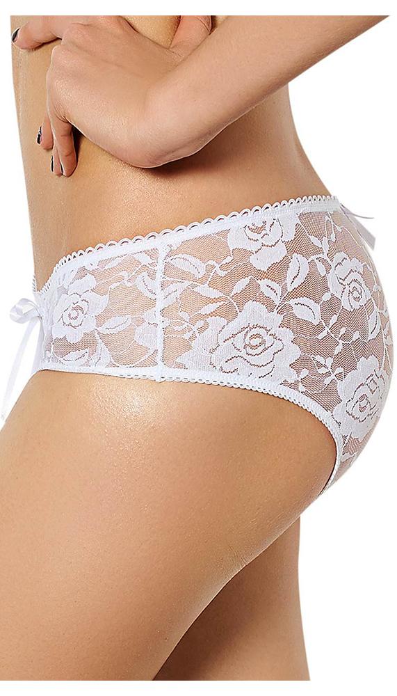 Crotchless Lace Panty - Three Sizes Available - Image 6