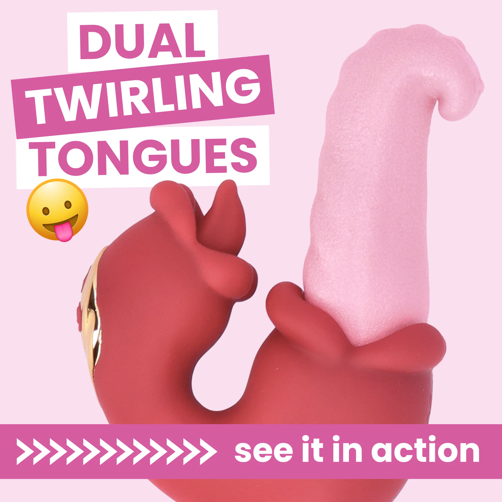 Dual-Action Gyrating Tongue