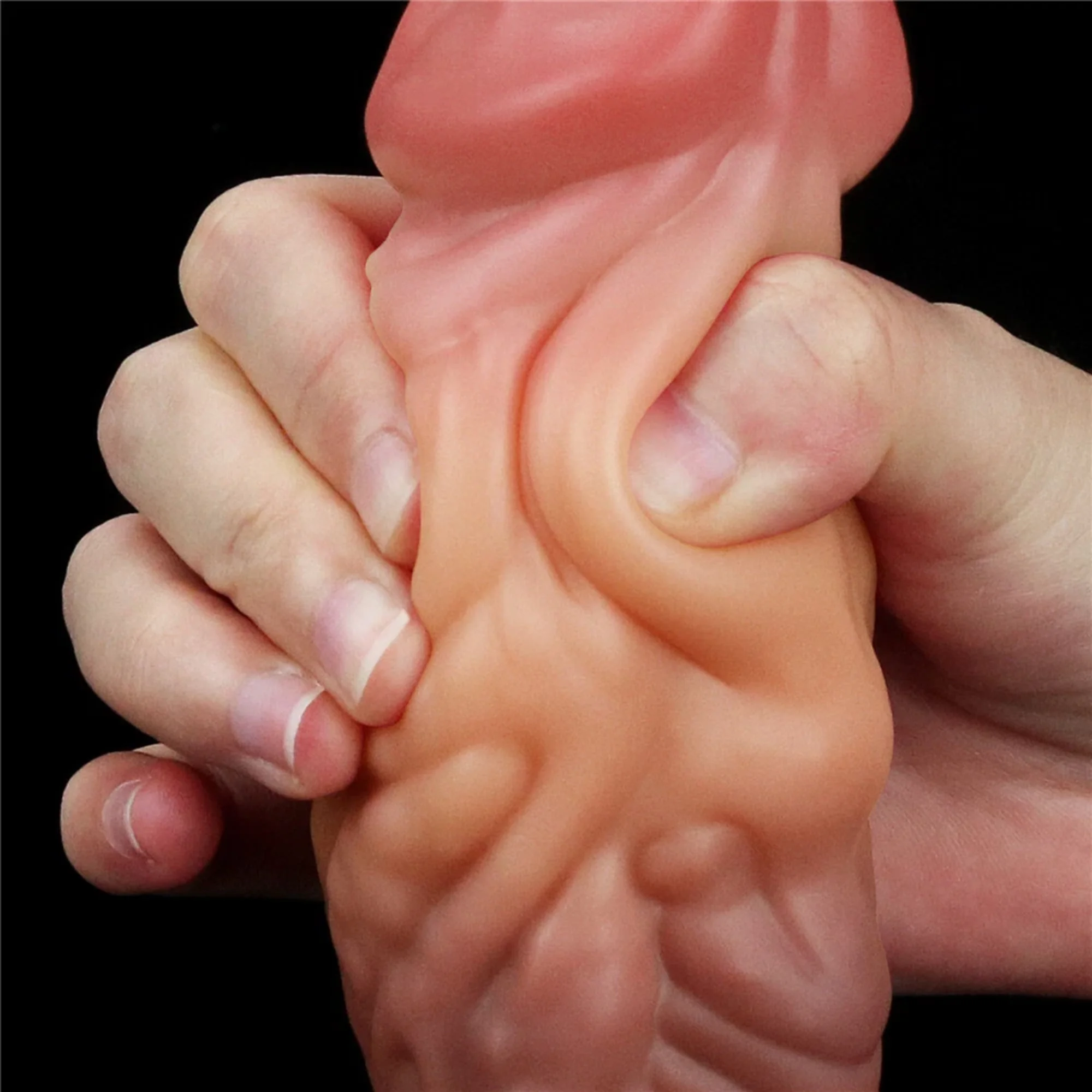 Dual-Density Textured Fantasy Dildo - 2" of Girth for an Incredible Stretch! - Image 7