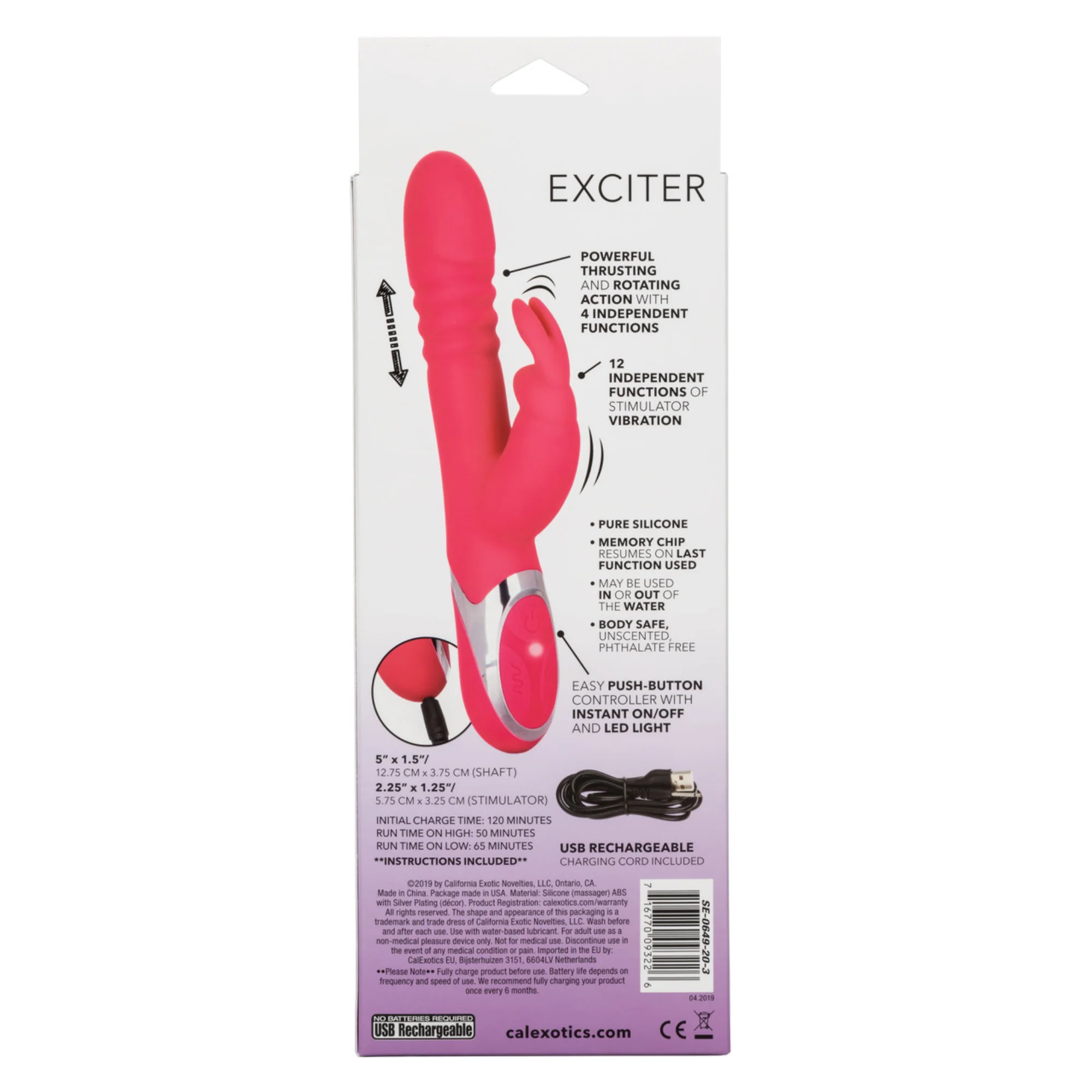 Enchanted Exciter Thrusting Rabbit Vibrator - Image 11