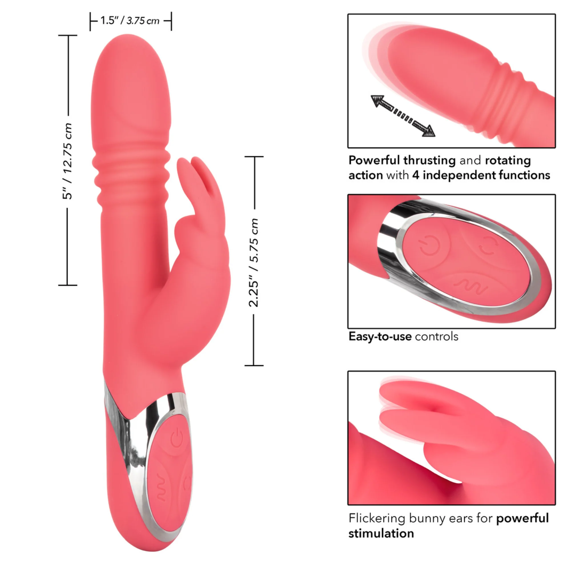 Enchanted Exciter Thrusting Rabbit Vibrator - Image 12
