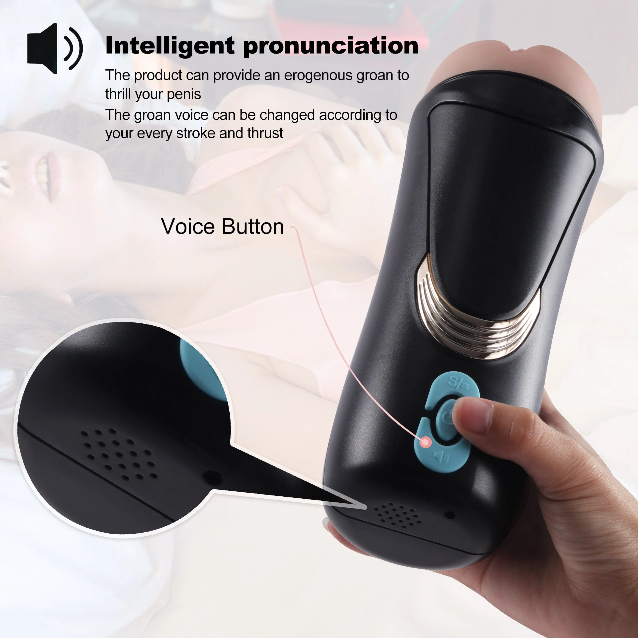 Evne Moaning Endurance Training Stroker - Image 5