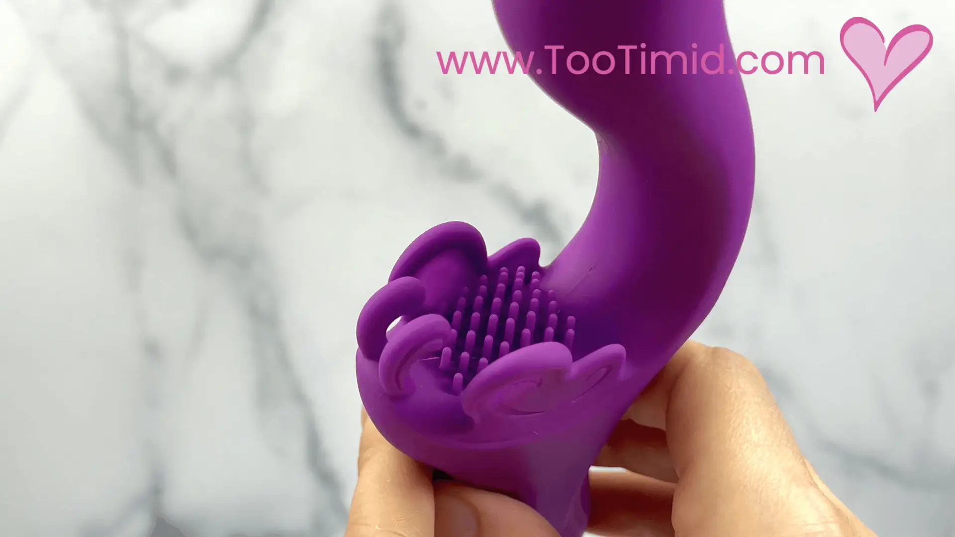 Fluttering Bliss Silicone Dual Action Butterfly Vibrator - It's Waterproof! - Image 2