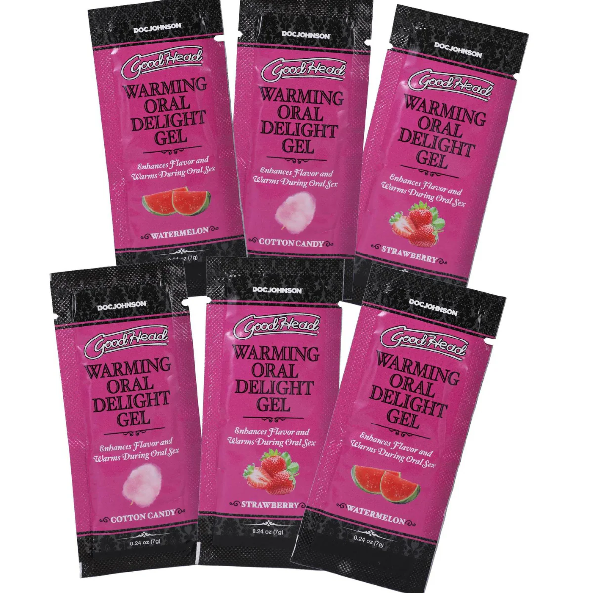 GoodHead Warming Head Oral Delight Gel .24oz (6 Pack) - Assorted - Image 2