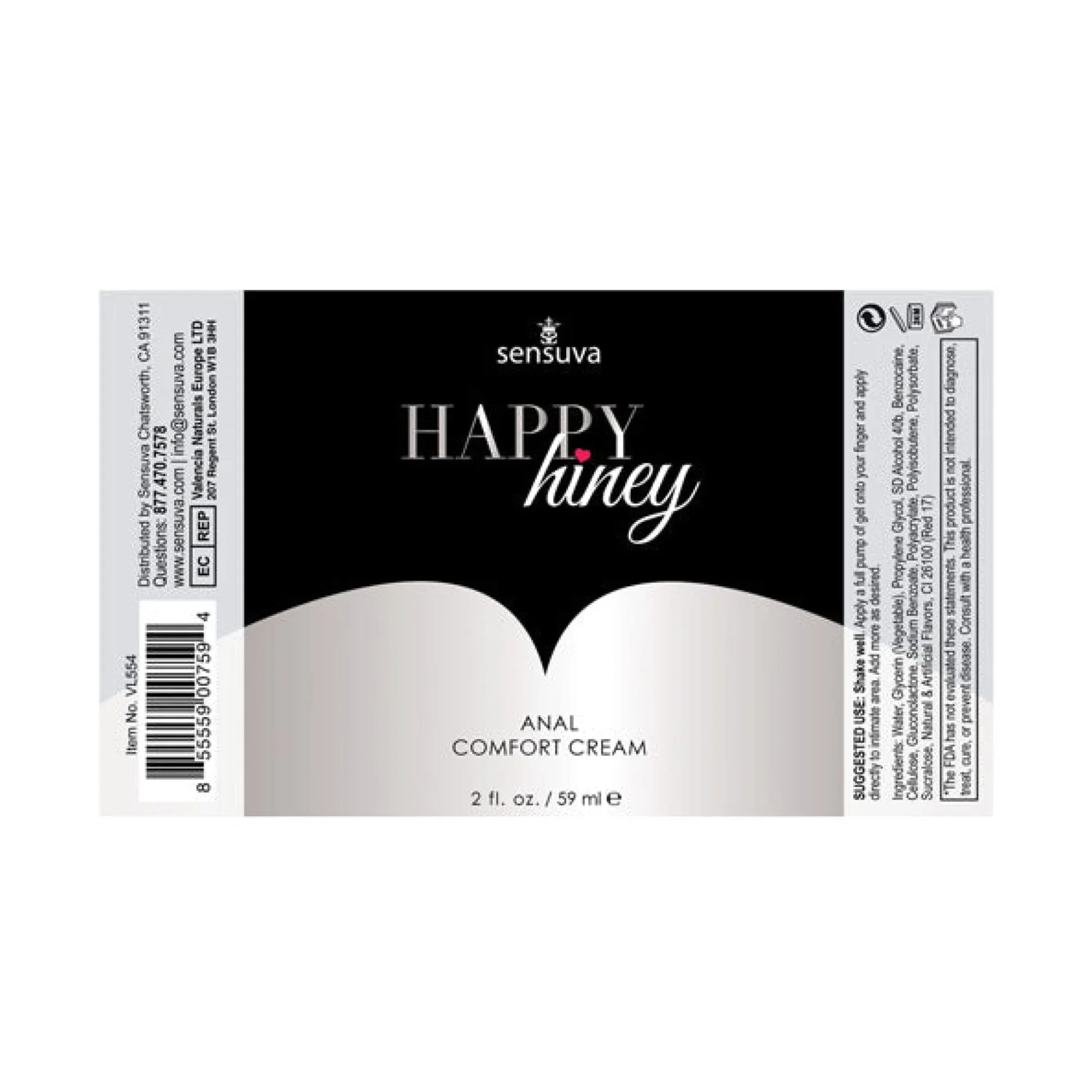 Happy Hiney Anal Comfort Cream - Image 2