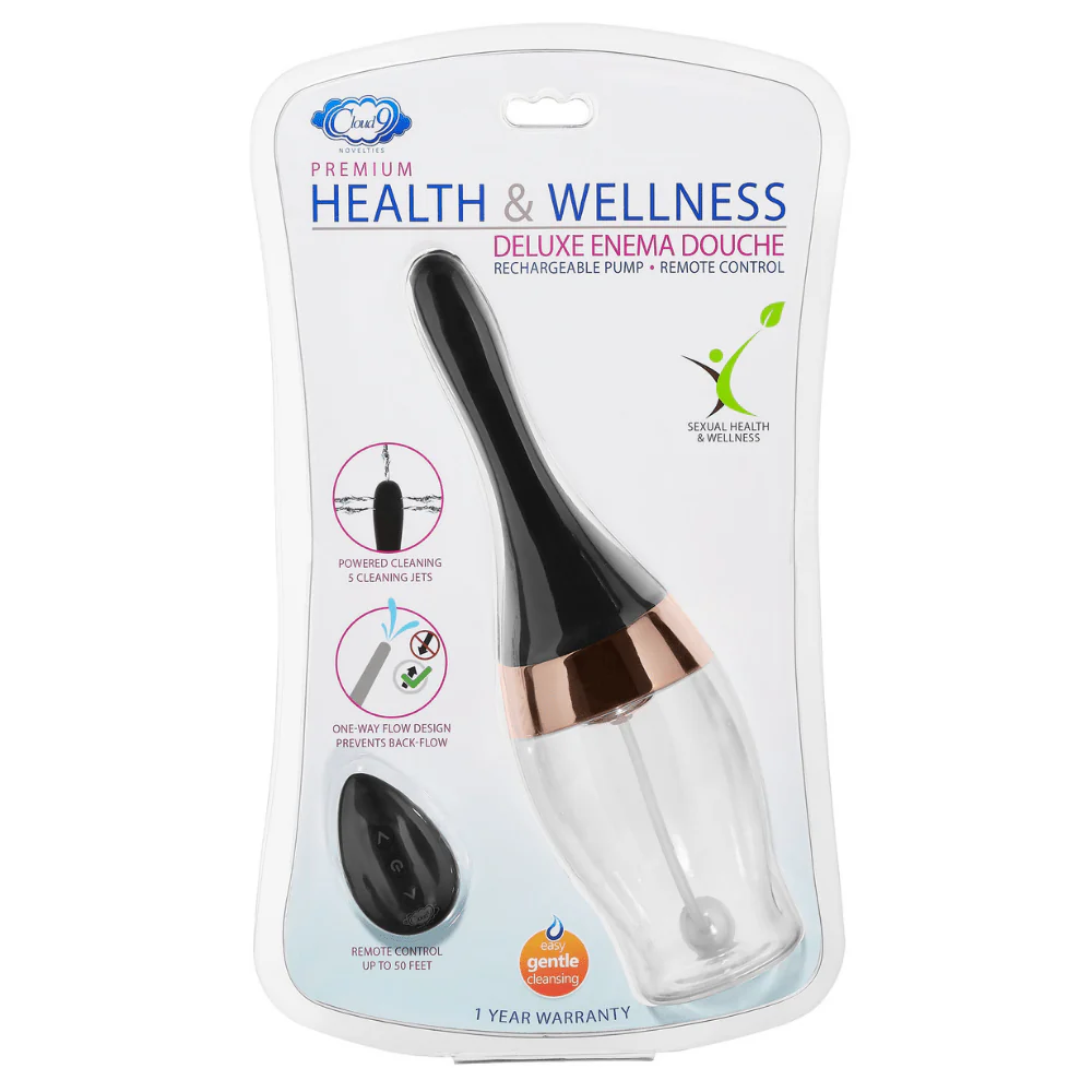 Health and Wellness - Vibrating Deluxe Enema Douche Featuring 360 Clean! - Image 6