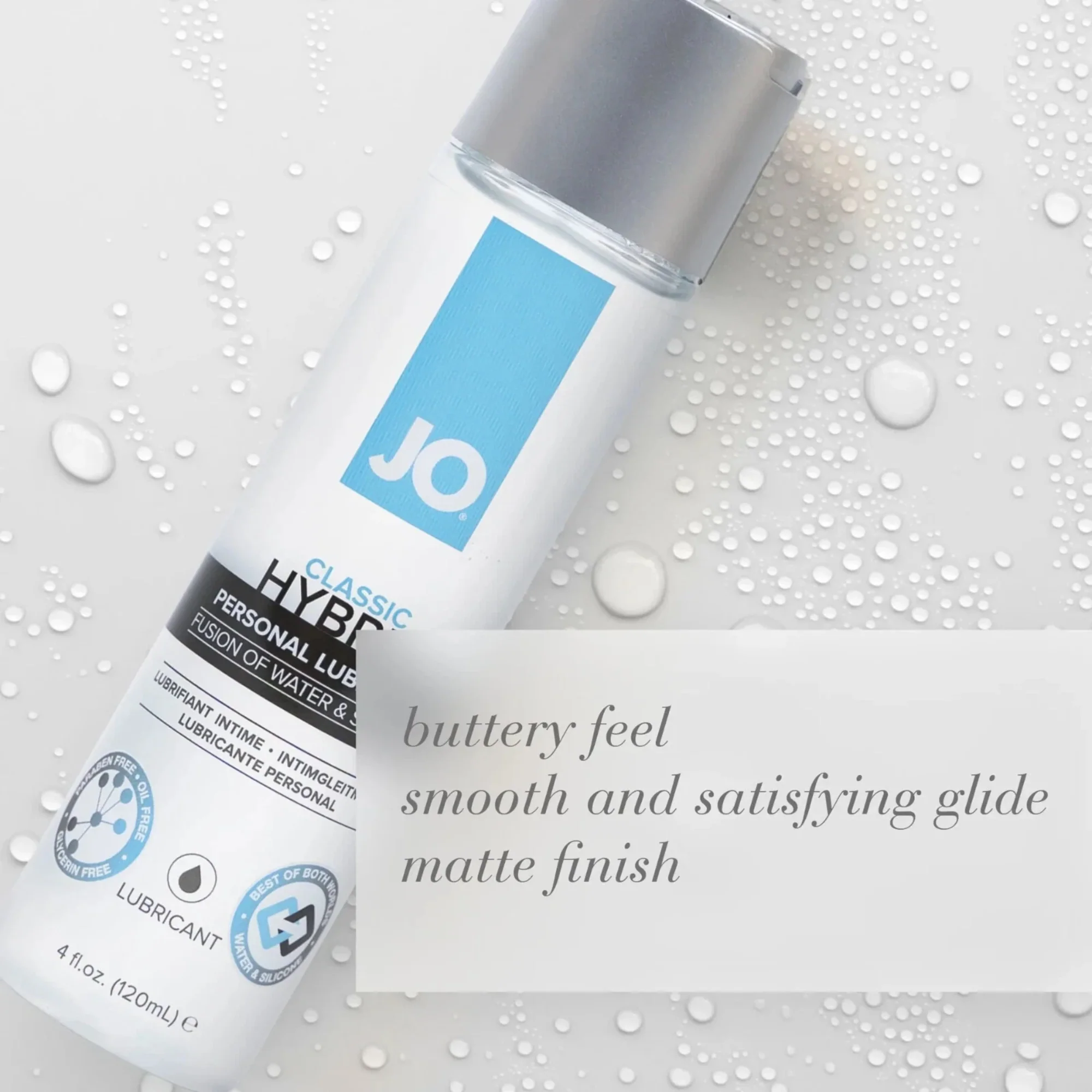 JO Classic Hybrid Lubricant 8oz - Image 2