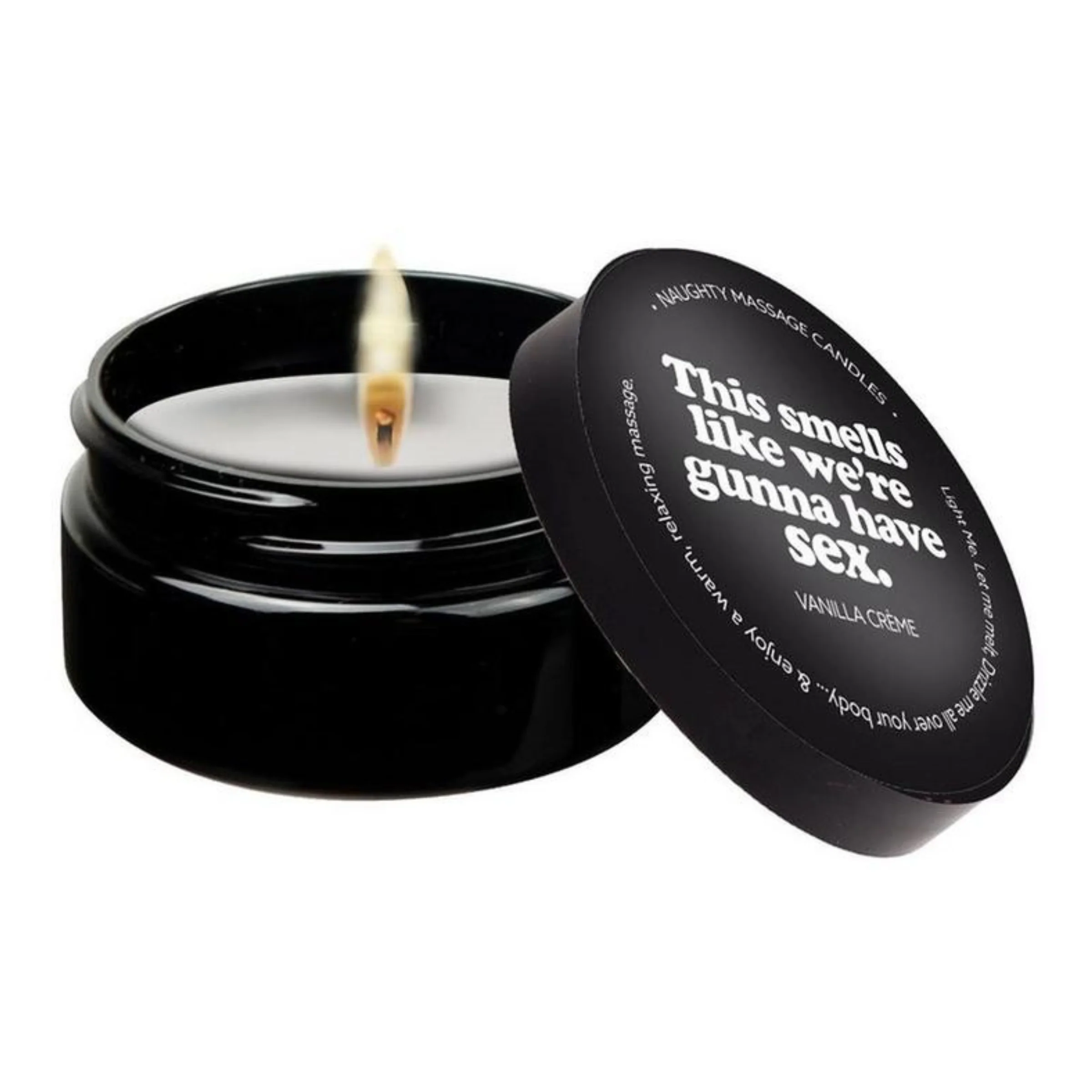 Kama Sutra Vanilla Creme Sexy Gift Massage Candle (2 Fl Oz) - Image 3