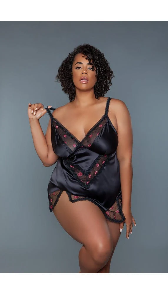 Katherine Rose Embroidered Babydoll - Image 2