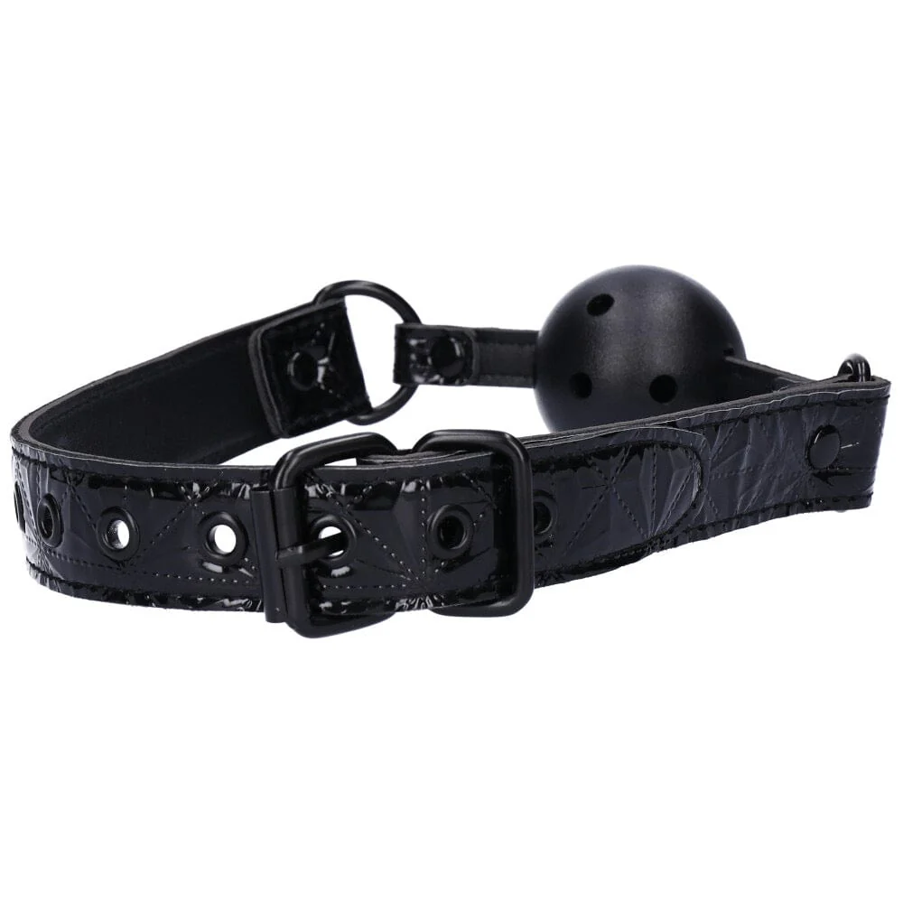 Dark Amour Breathable Adjustable Bondage Ball Gag - Image 4