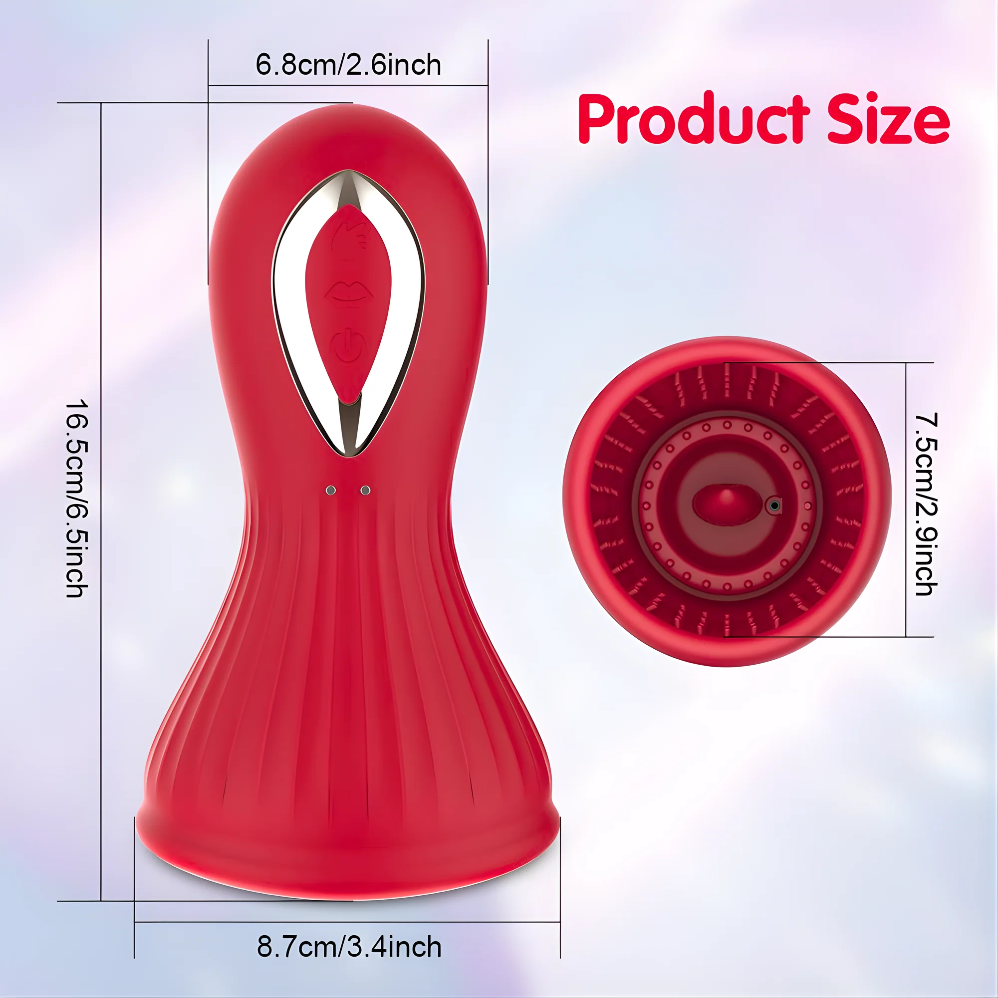 Velour Kiss Clitoral Stimulator - Doubles as a Breast Pump and Vibrator! - Image 16