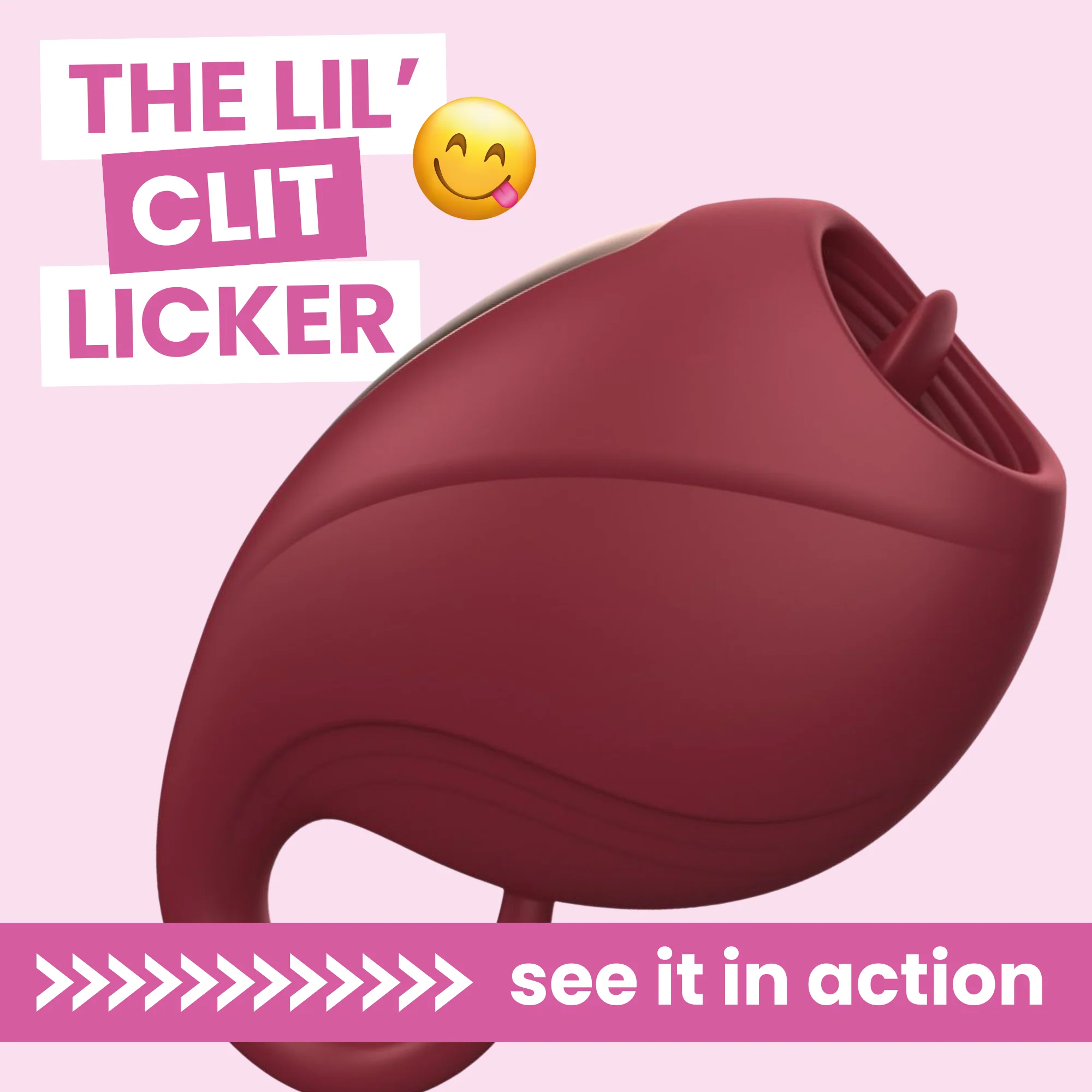 Silicone Lil' Lapper Mini Clit Licker - Perfect for Nipple Play Too!