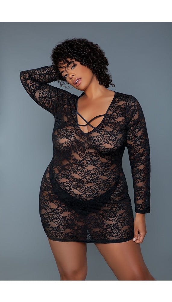 Lynn Sheer Lace Chemise - Image 7