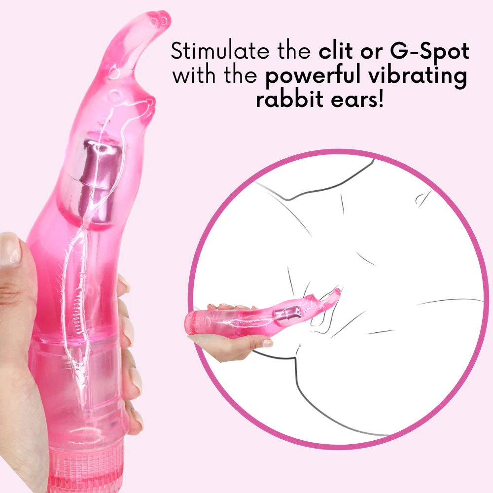 Power Rabbit Vibe with Clit Stimulating Bunny Ears - Image 9