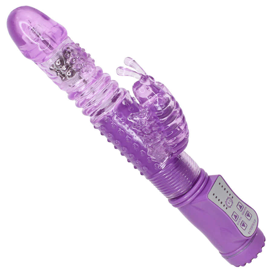 Thrusting Rotating Dual-Action Butterfly Vibrator - Image 3