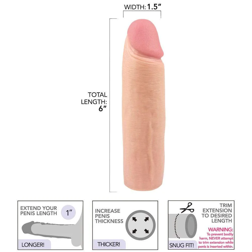1 Inch Silicone Penis Extension - Image 5