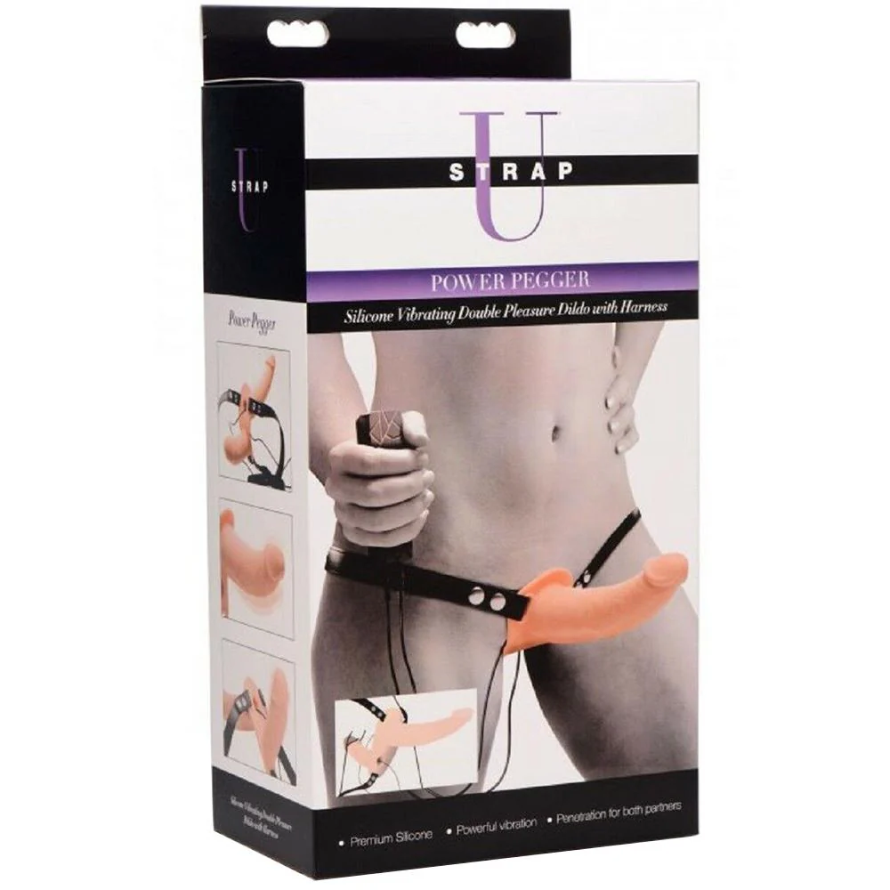Power Pegger - Double Pleasure Vibrating Strap-On - Image 13