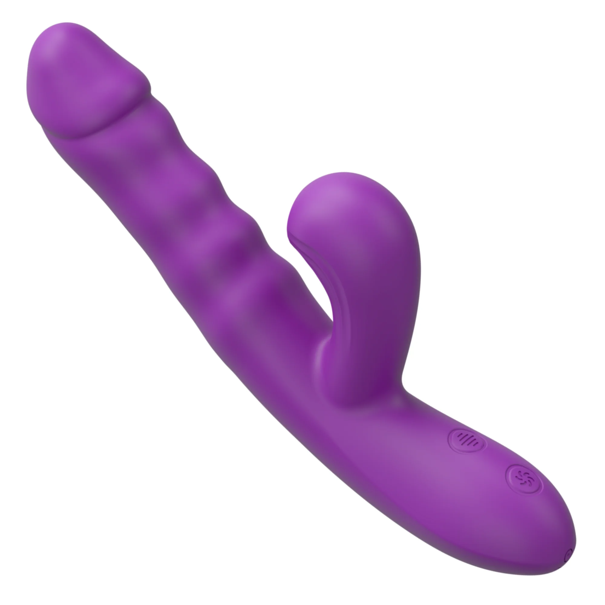 The Suck & Thrust Dual Action Vibrator – Air Pulses + G-Spot Thruster - Image 5