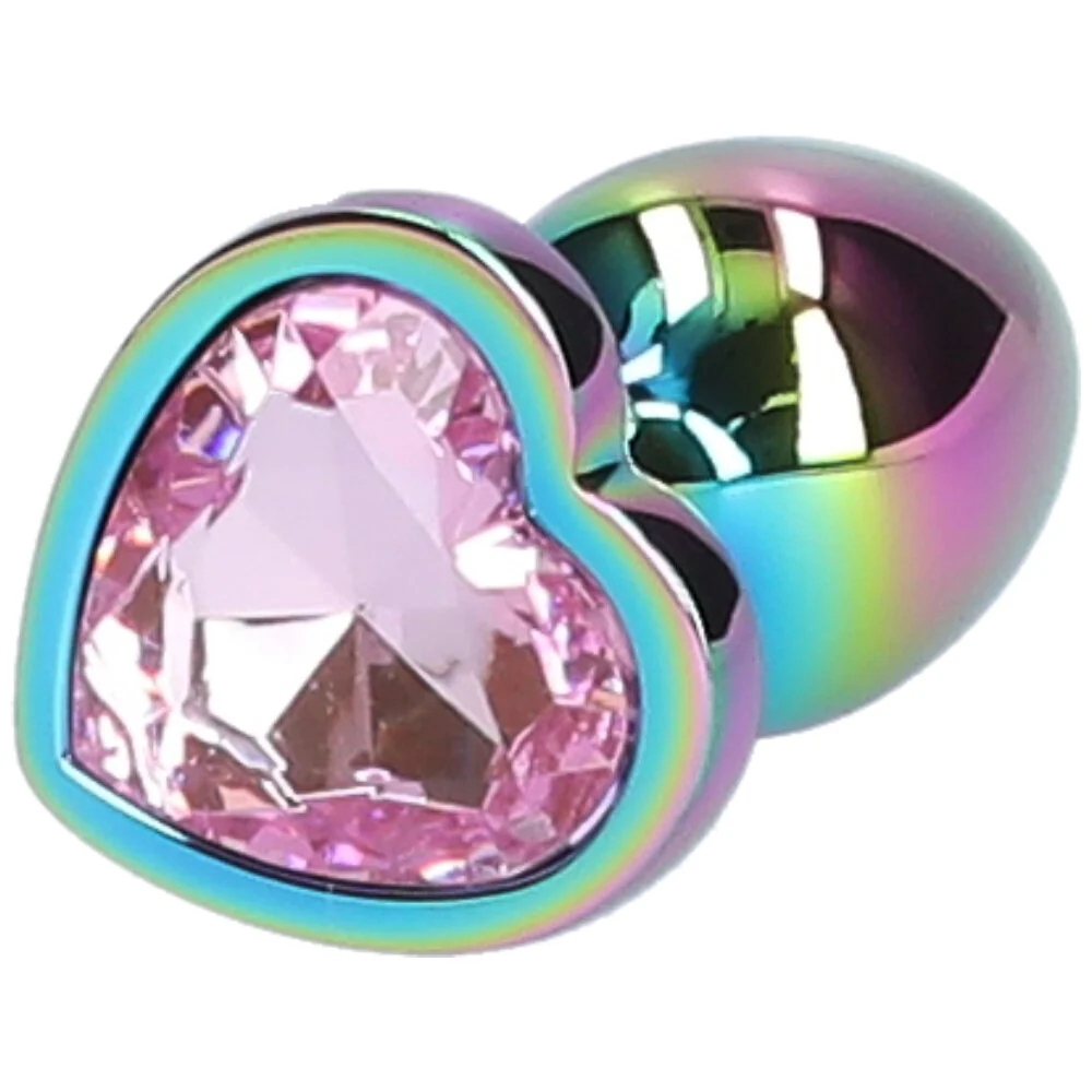 Premium Rainbow Metal Anal Plug for Muscle Control - Image 11