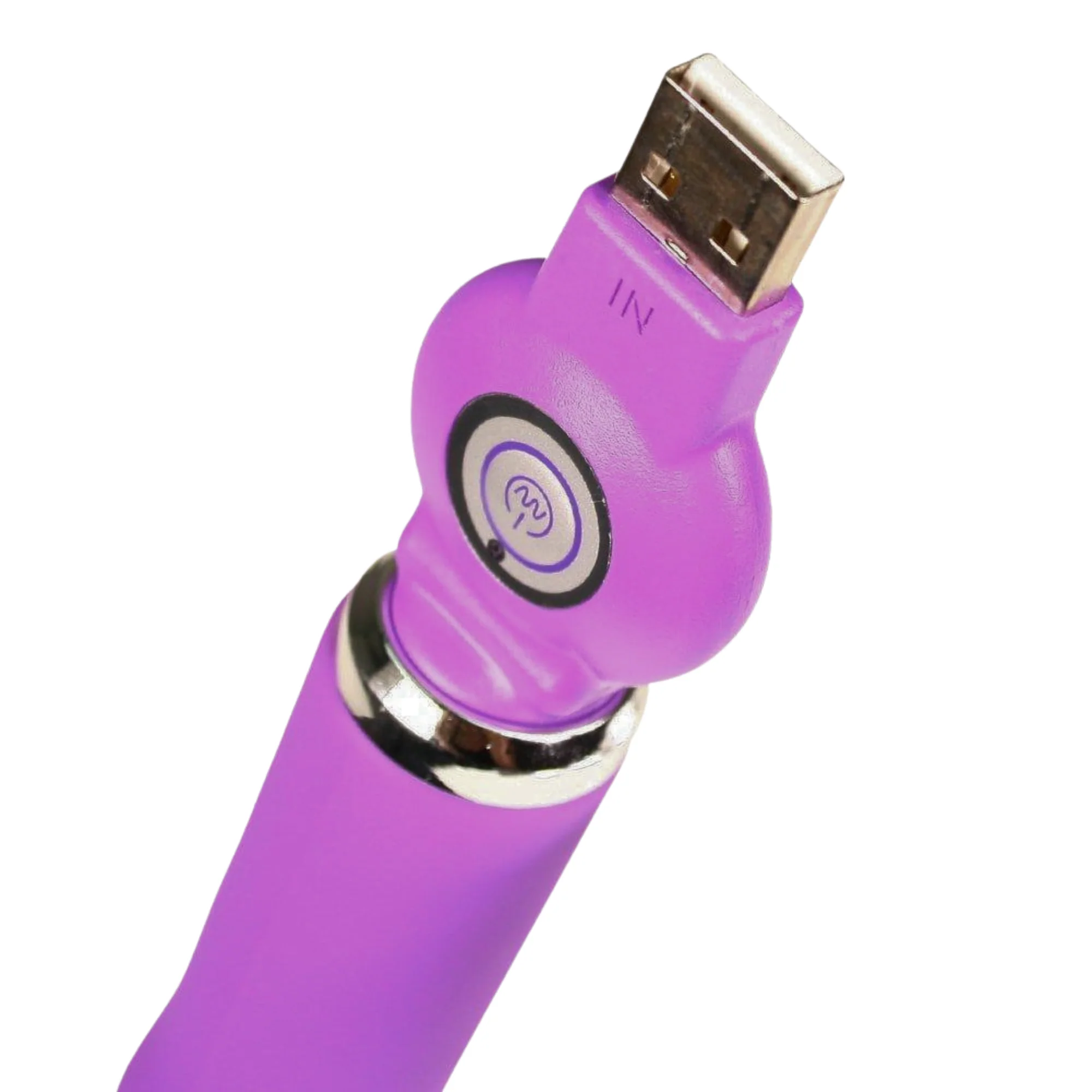 Rechargeable Purple Vibrator - Image 10