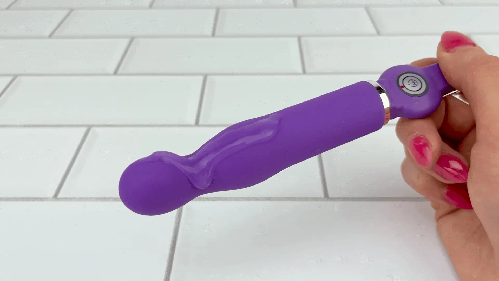 Rechargeable Purple Vibrator - Image 8