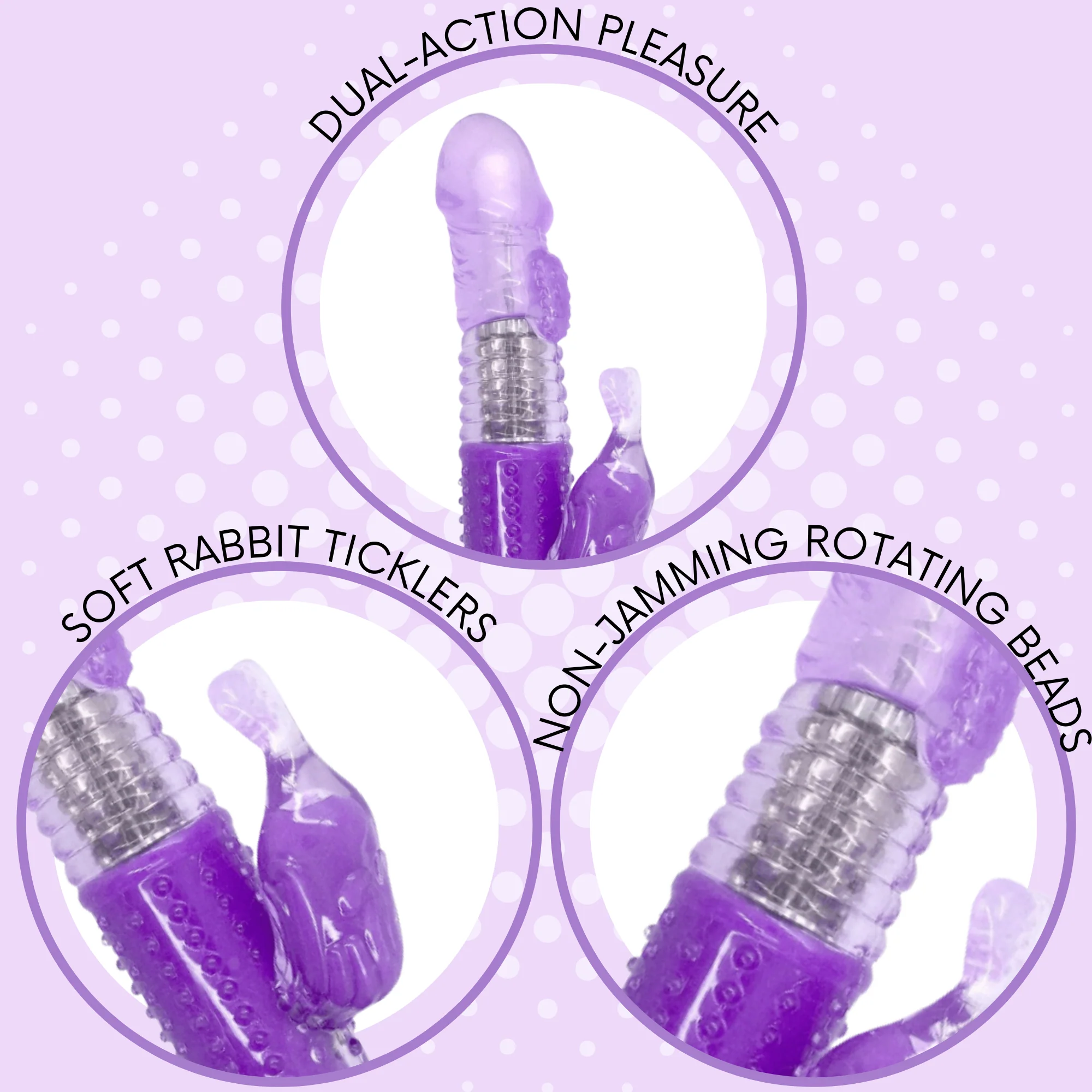 Ribbed Rotating Rabbit Vibe - Image 13