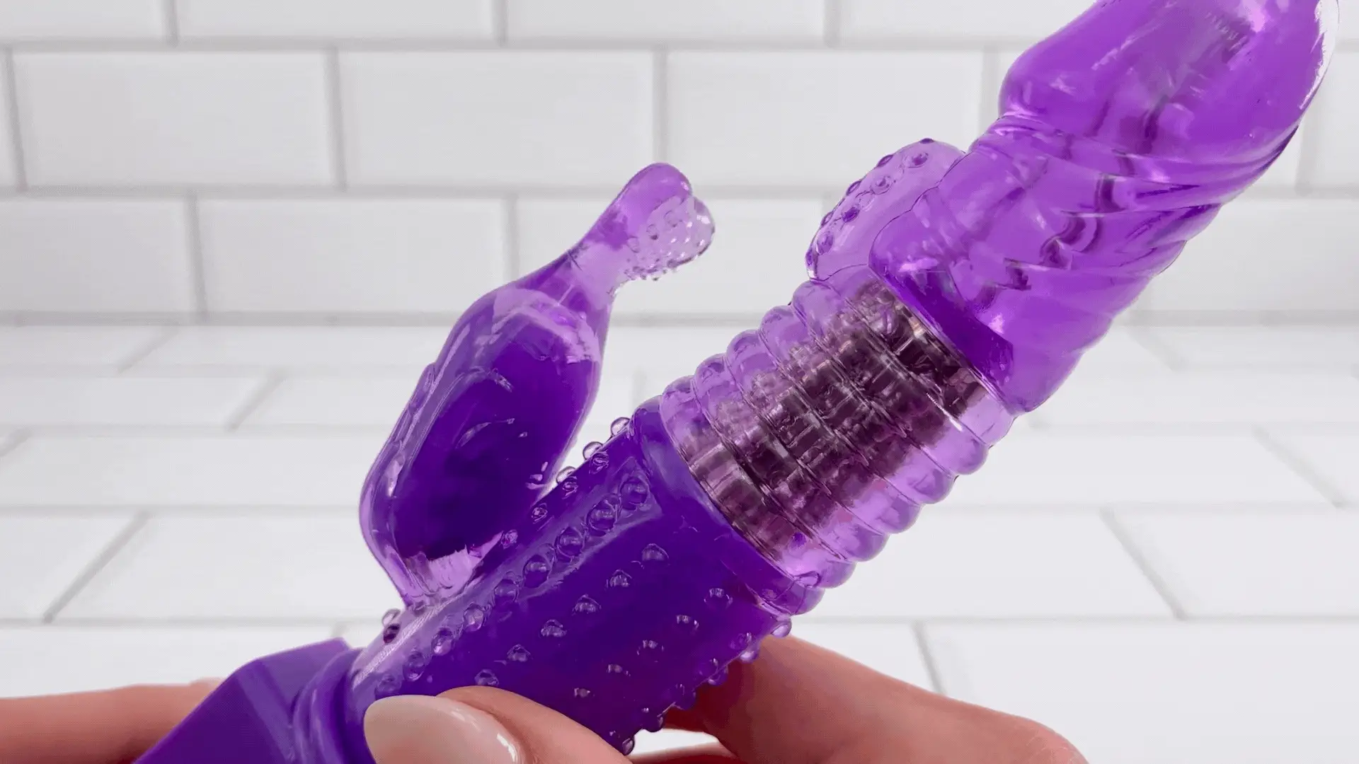 Ribbed Rotating Rabbit Vibe - Image 6