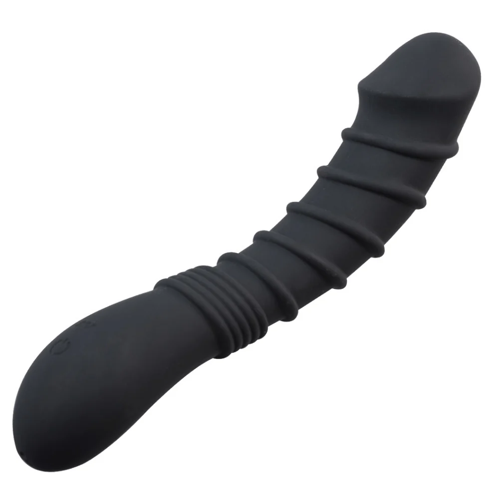 Ringed Silicone Vibrating Power Dildo: Mind Blowing G-Spot & P-Spot Orgasms! - Image 8
