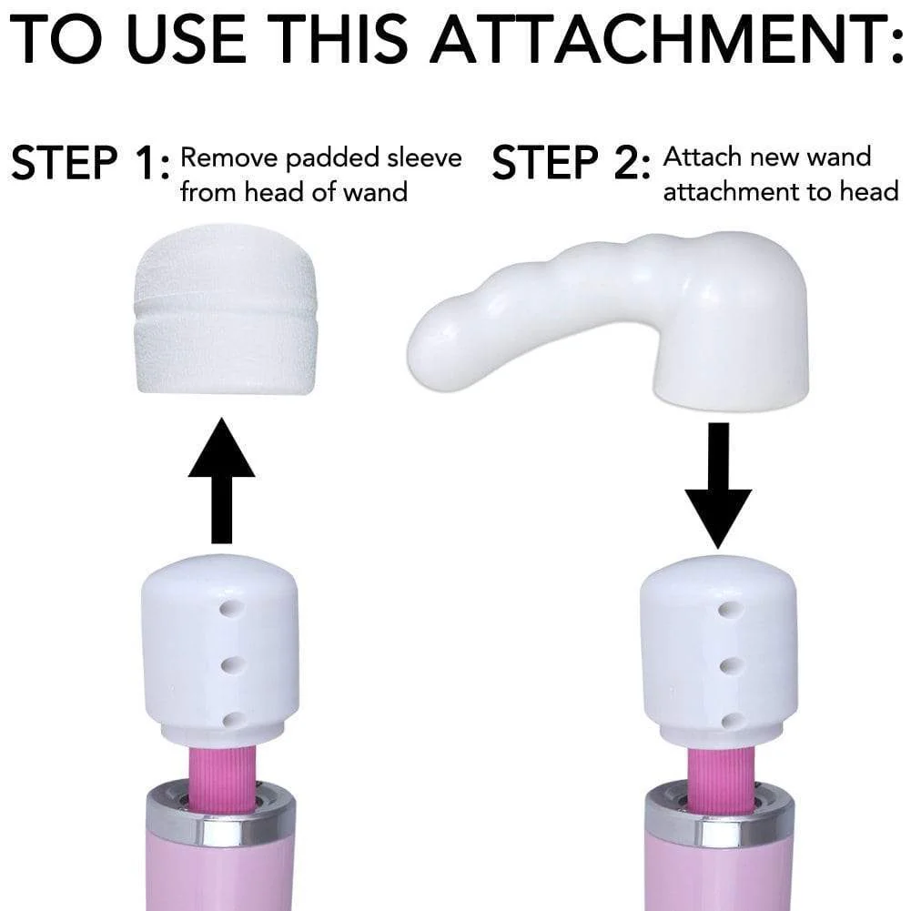 Rippled G-Spot Wand Attachment - Image 3