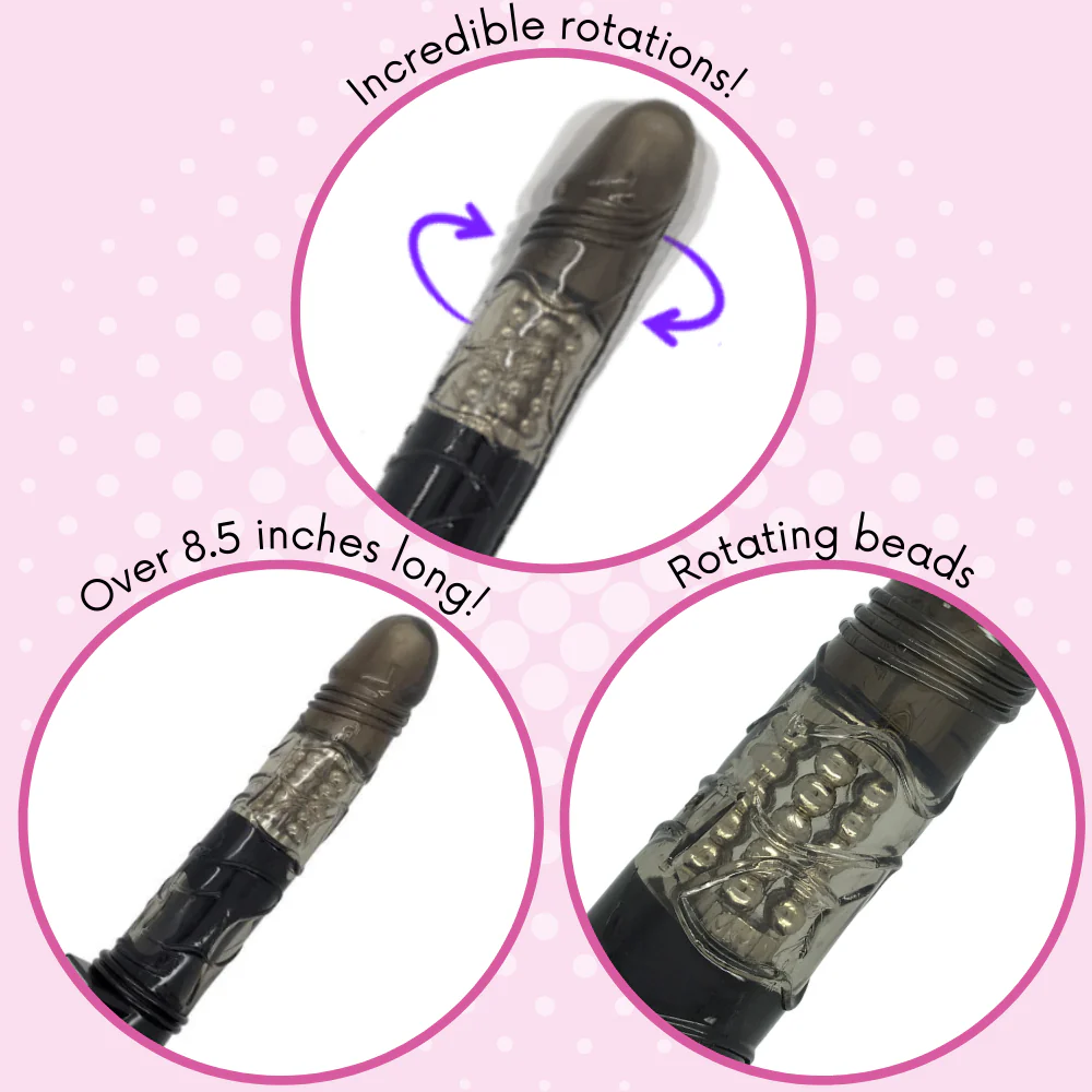 Veined Rotating Dildo - Image 5
