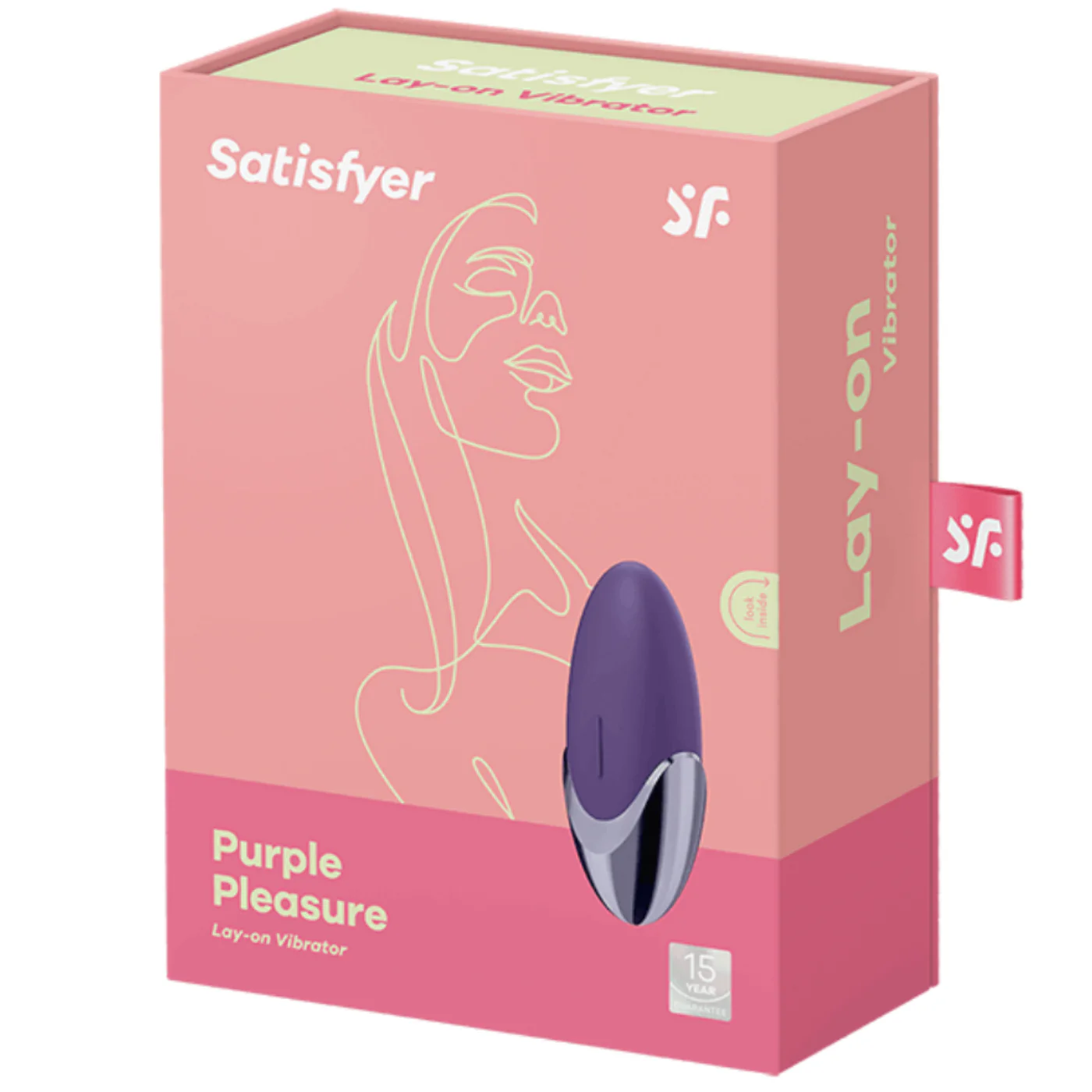 Satisfyer Purple Pleasure Lay-on Bullet Vibrator - Image 3