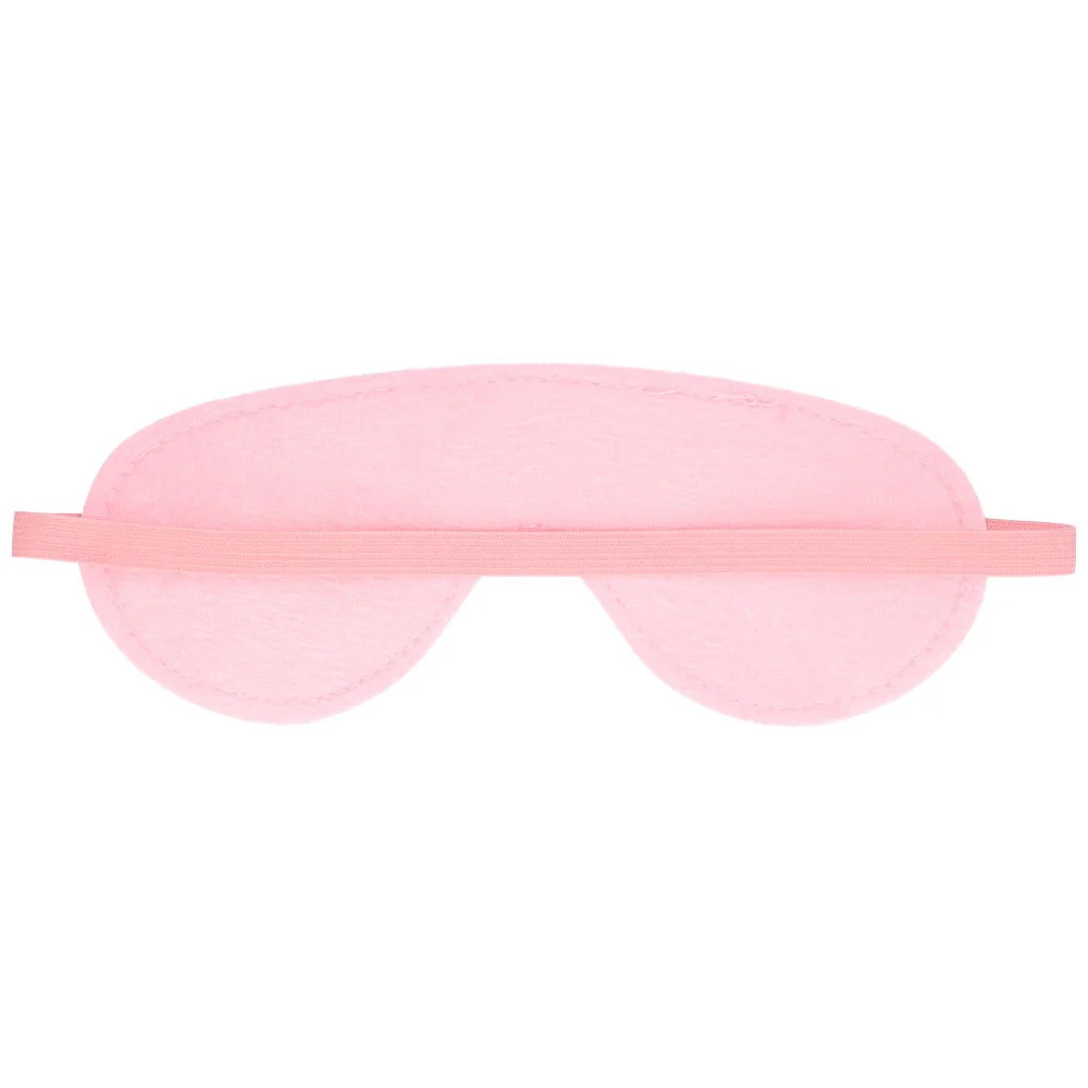 Sexy Faux Leather Bondage Blindfold - Image 5