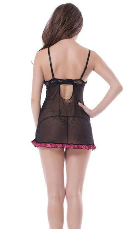 Sexy Sheer Babydoll - Three Sizes Available - Image 2