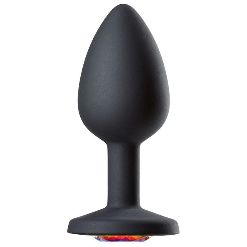 Silicone Jeweled Anal Plug - Perfect For Beginners! - Image 2