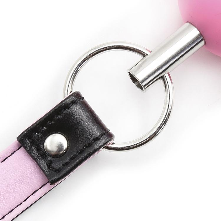 Silicone Ball Gag With Leather Straps - Image 7