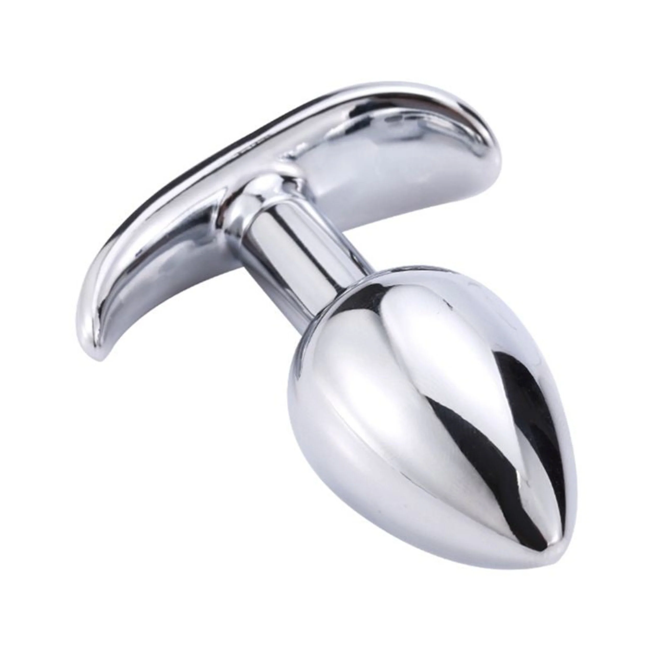 Tapered Metal Butt Plug with Jewel & Detachable Screw Plug - Available in 3 Sizes! - Image 3