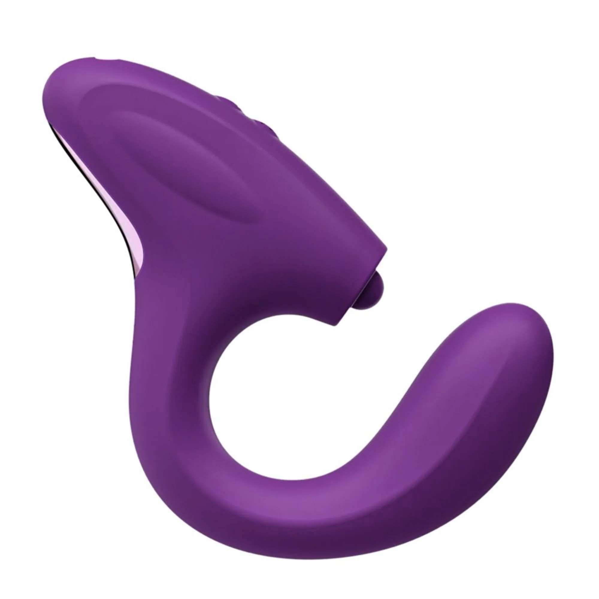 Curved G-Spot Dual Action Vibrator with Clit Tapper - Image 11