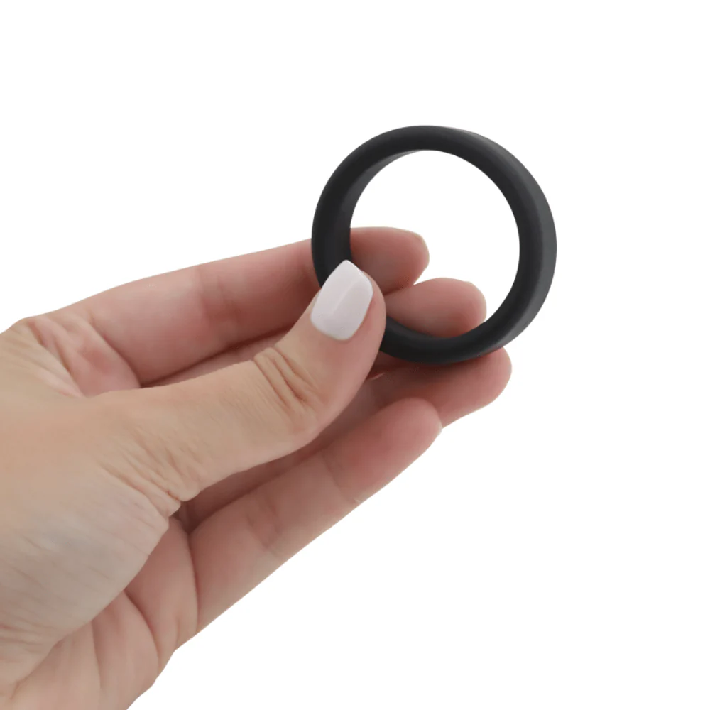 Pure Silicone Thick Erection Enhancement Cock Ring - Image 3