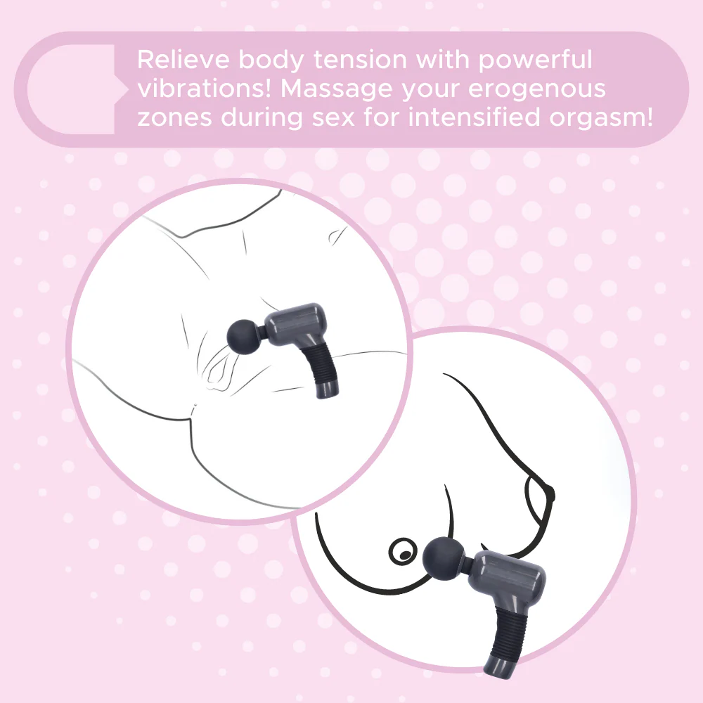 Pulse Rechargeable Handheld Body Muscle Massager - Image 4